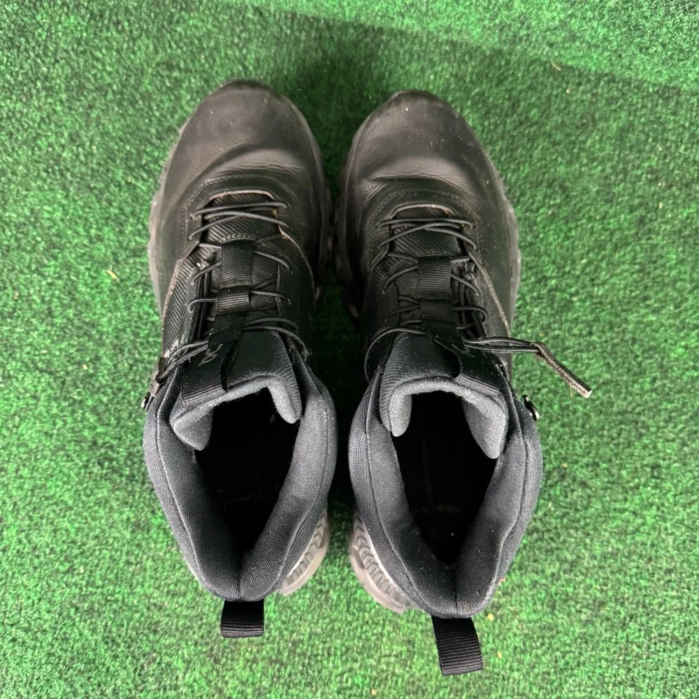 On Running Cloud Hi Shoes Mens Size 8 Black CloudTec Womens 9.5 Waterproof - Picture 6 of 10